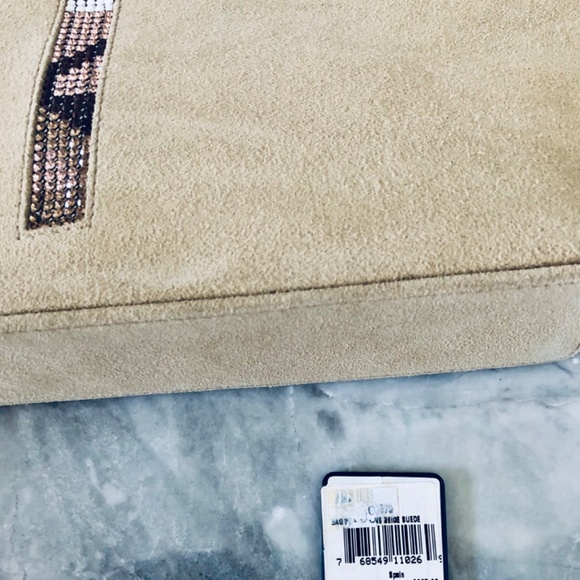SWAROVSKI suede purse with crystal embellishments  (NWT) - Picture 5 of 6